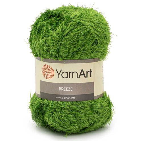 Пряжа для вязания YarnArt 'Breeze' 100гр 200м (100% полиэстер) (02 черный), 5 мотков