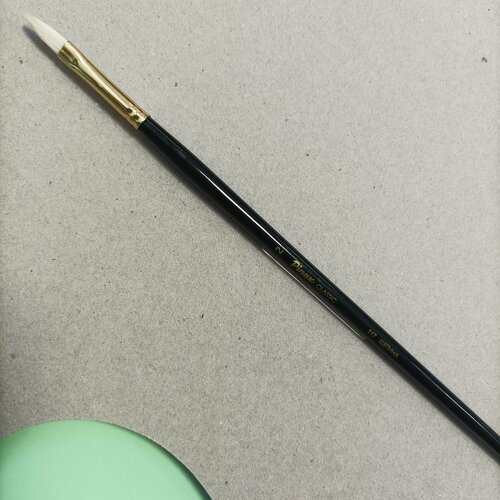 Кисть щетина Classic овальная N 2 длинная ручка Pinax