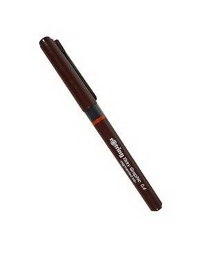 Ручка для черчения «Tikky Graphic», Rotring, 0.4 мм, чёрная