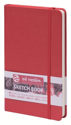 Скетчбук «Art Creation», красный, 80 листов, А5