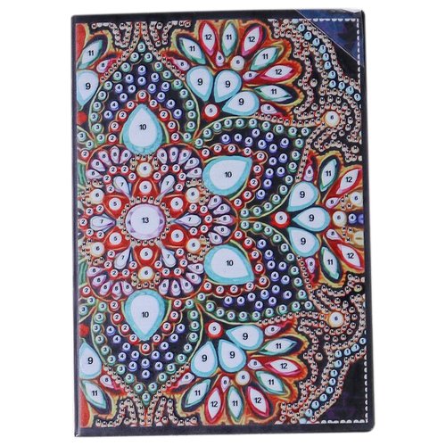 Сима-ленд Набор алмазной вышивки на блокноте Красочный узор 4732101, 14 х 21 см