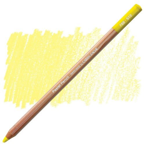Пастельные карандаши Caran d`Ache Карандаш пастельный Caran d’Ache Pastel, 512 Кадмий желтый светлый (имит.)