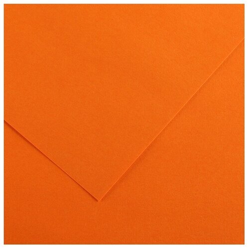 Цветная бумага Iris Vivaldi 240 г/м2 Canson, 50х65 см, 25 л. , №09 оранжевый