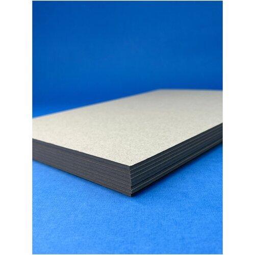 Переплетный плотный обложечный картон 2,5 мм, размер 50х70 см, набор 10 листов