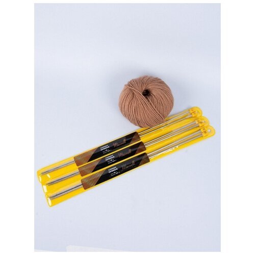 Набор прямых спиц для вязания для вязания Maxwell Gold 35 см (3.5 мм/4.0 мм/ 4.5 мм)