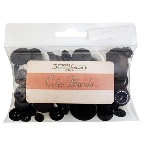 Пуговицы Buttons Galore & More Цветовая гамма (CB) черный/белый CB113