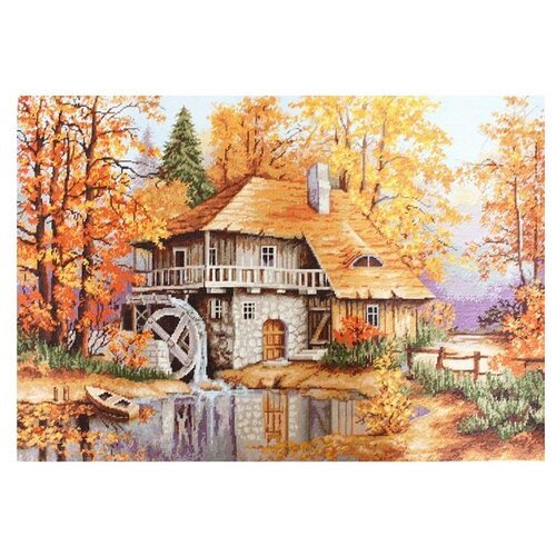 Набор для вышивания «Осенний пейзаж», 37x26 см, Luca-S