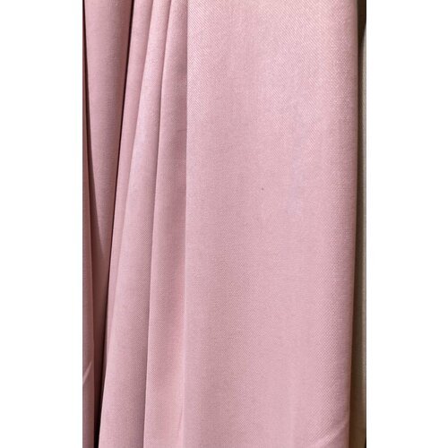 Ткань портьерная канвас розовый.
