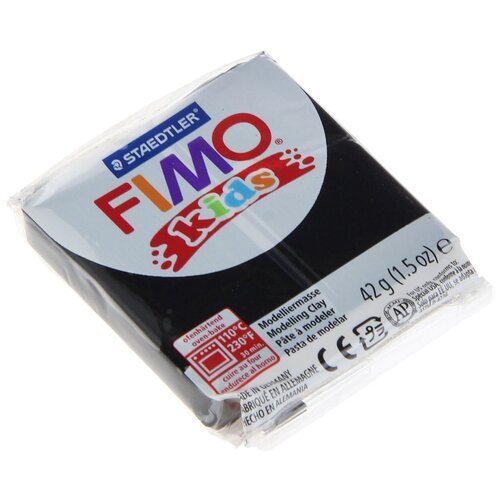 Полимерная глина Fimo Kids 8030-9 black 42 г.