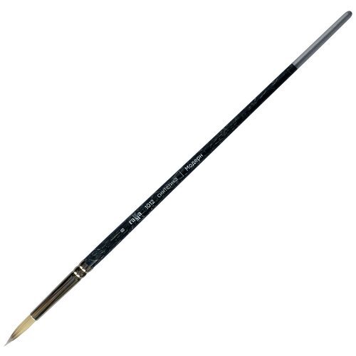 Кисть художественная синтетика Гамма 'Модерн', круглая №8, длинная ручка, 6 штук