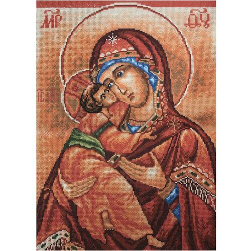 Икона Владимирская Богородица Набор для вышивания крестом 37х49 (29х39) Матренин Посад 0536/Н