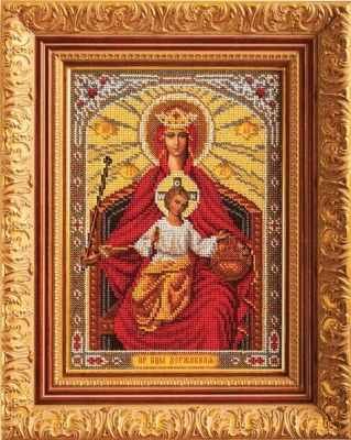 Набор для вышивания иконы Кроше (Радуга бисера) B-199 'Богородица Державная'