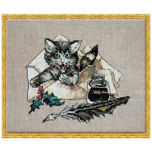 Набор для вышивания Nimue 145-P014 K Рождественский кот