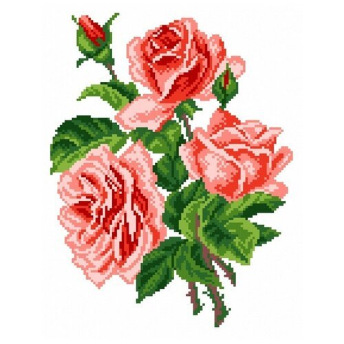 Набор для вышивания Матренин Посад 'Розы', 28x37 см