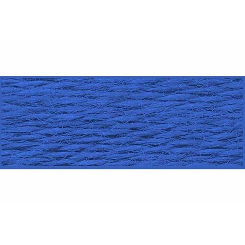 Нитки мулине Риолис шерсть/акрил, 20м, 430, яркий темно-голубой, 5шт