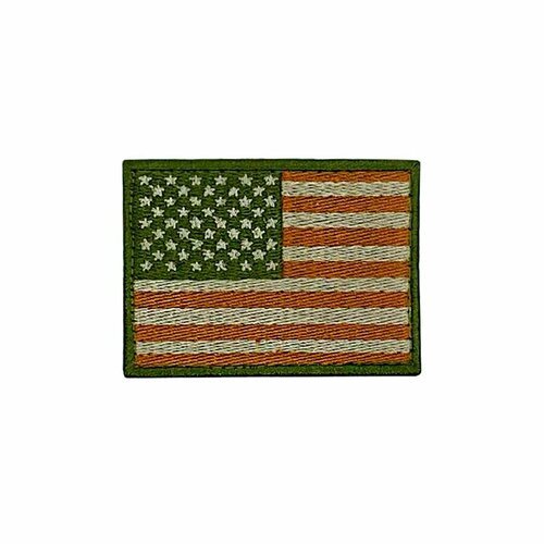 Нашивка Флаг США маскировочный левосторонний 5*7см