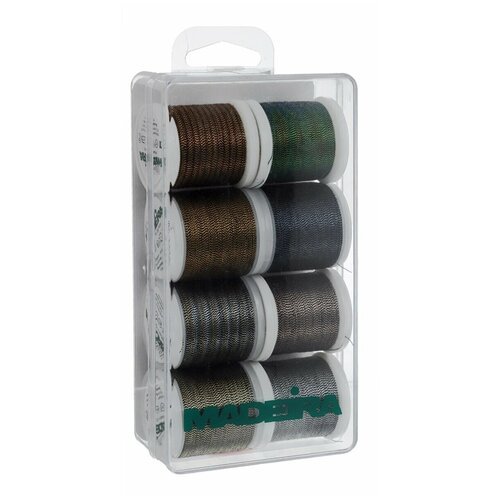 Набор швейных ниток Madeira 'Metallic Soft', 200 м, 8 шт