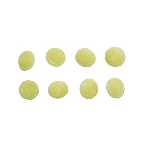 Пуговицы Magic Buttons 'Розочки', 18 мм (2 светло-жёлтый), 10 шт