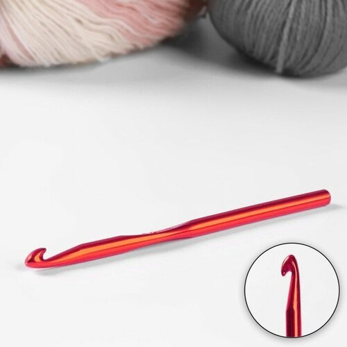 Крючок для вязания, d - 7 мм, 15 см, цвет микс 5 шт