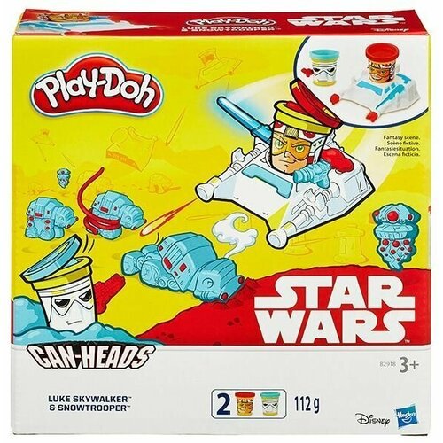 Play-Doh B0595 Герои Зв. войны №2 - Luke Skywalker и Snowtrooper