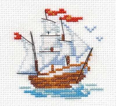 Набор для вышивания Алиса 0-159 Кораблик