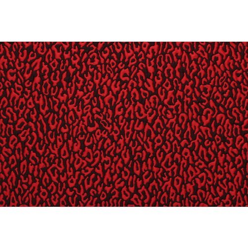 Ткань Жаккард-костюмный A. McQueen бордово-красный пятнистый узор, ш138см, 0,5 м