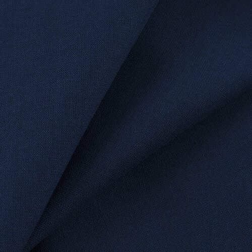 Ткань для шитья хлопок, 1 Метр ткани, Бязь ГОСТ Шуя, Отрез - 150х200 см, № 10040 цвет темно-синий