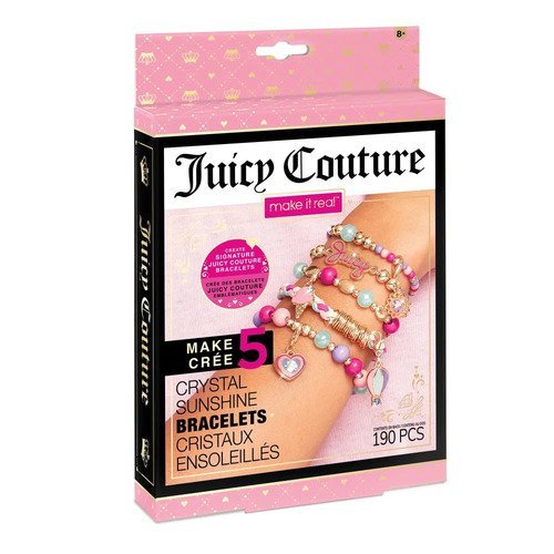 Набор для творчества Make it Real Создание браслетов Juicy Couture Mini Crystal Sunshine
