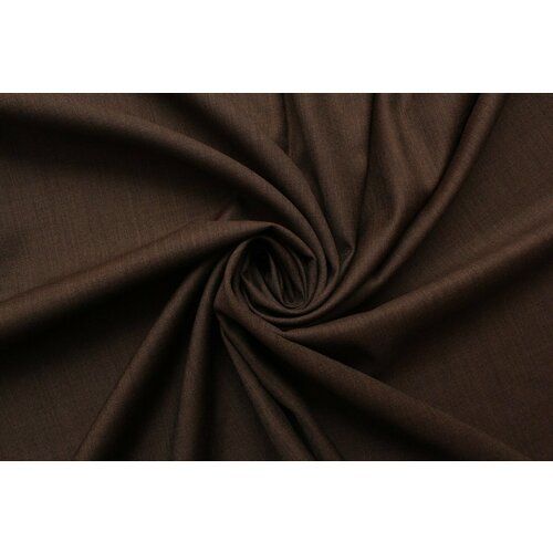 Ткань Шерсть стрейч костюмная Zegna в коричневых тонах, ш152см, 0,5 м