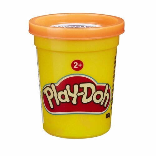 Play Doh - Пластилин для лепки оранжевый 1 баночка