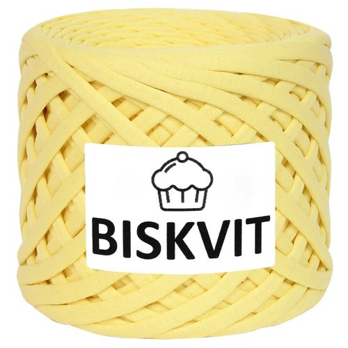 Нить вязальная Biskvit Biskvit, 100 % хлопок, 300 г, 100 м, 1 шт., 245 лимон 100 м