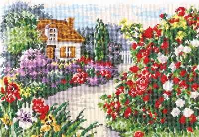 Набор для вышивания Чудесная игла 52-03 Цветущий сад