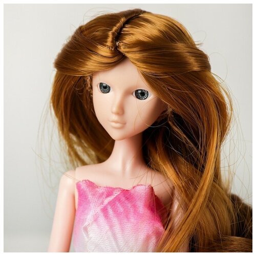 Волосы для кукол КНР 'Волнистые с хвостиком' размер маленький, 16А (4275534)