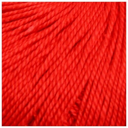Пряжа 'Успешная' 100%мерсеризованный хлопок 220м/50гр (06-Красный), 1шт