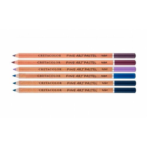 Cretacolor Набор пастельных карандашей 'Fine Art Pastel' сине-фиолетовые, 6 шт