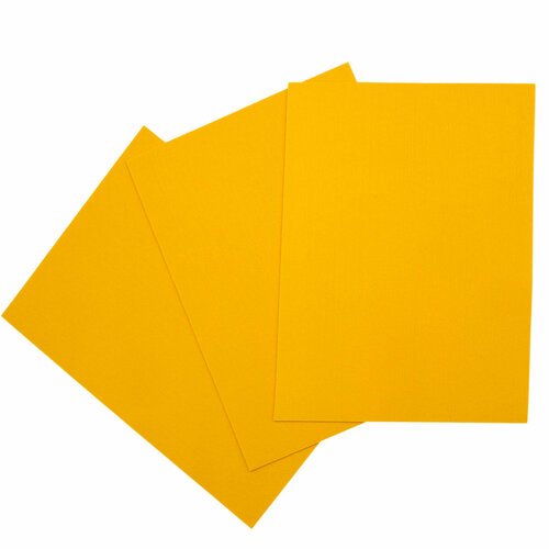 Набор декоративного фетра 22*30 см, толщина 2 мм, 3 листа в упаковке (16 желтый)