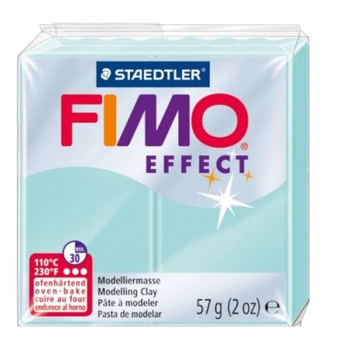 Полимерная глина FIMO Effect запекаемая мята (8020-505), 57 г голубой 57 г