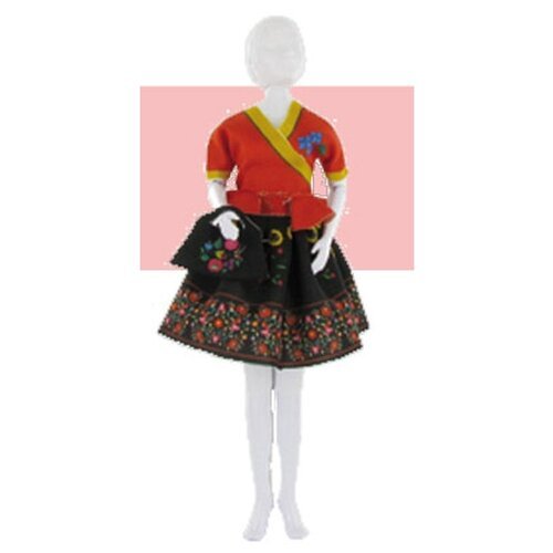 Набор для шитья «Одежда для кукол Steffi Folk №4», DressYourDoll