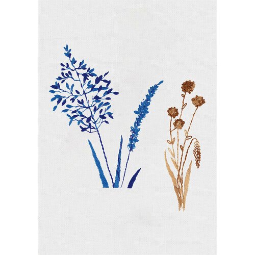 Набор для вышивания 'PANNA' 'Живая картина' JK-2285 'Сухоцветы' 4 х 10 см