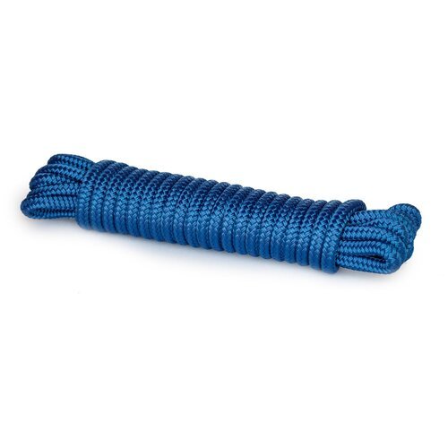 Шнур плетеный швартовый 14 мм, синий, 2700 кг, 9 м