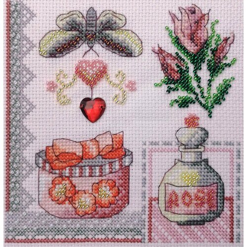 Набор для вышивания Аромат розы Марья Искусница 13.003.37