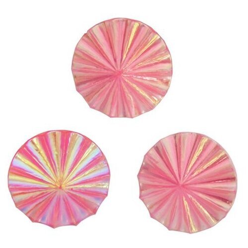 Пуговицы Magic Buttons Кристалл 9PPC7535 24 мм, 3 шт., розовый