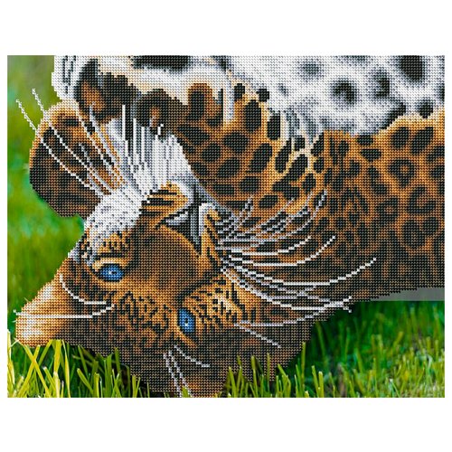 Рыжий кот Набор алмазной вышивки Игривый леопард (ASD5021) 50х40см