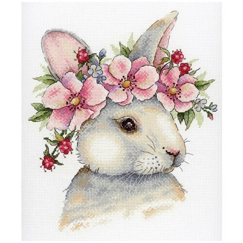 НВ-785 Набор для вышивания МП Студия 'Кролик в цветах' 20*24 см