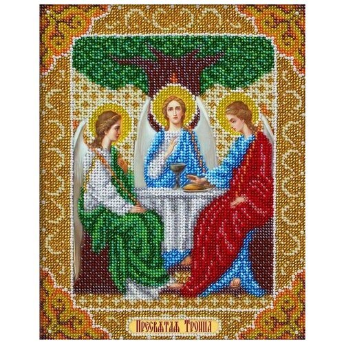 Паутинка Набор для вышивания бисером Святая Троица (Б1087), 20 х 20 см